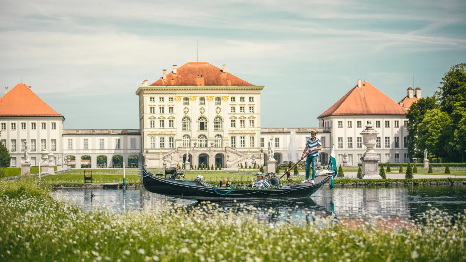 Seit dem 28.März heißt es wieder „Gondel ahoi” im Nymphenburger Schlosspark.<br><br> (Foto: Maximilian Denuel)