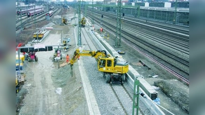 Umfangreiche Gleisarbeiten, um das Projekt zu realisieren, sind derzeit in Gange. (Foto: Aurelis Real Estate GmbH)