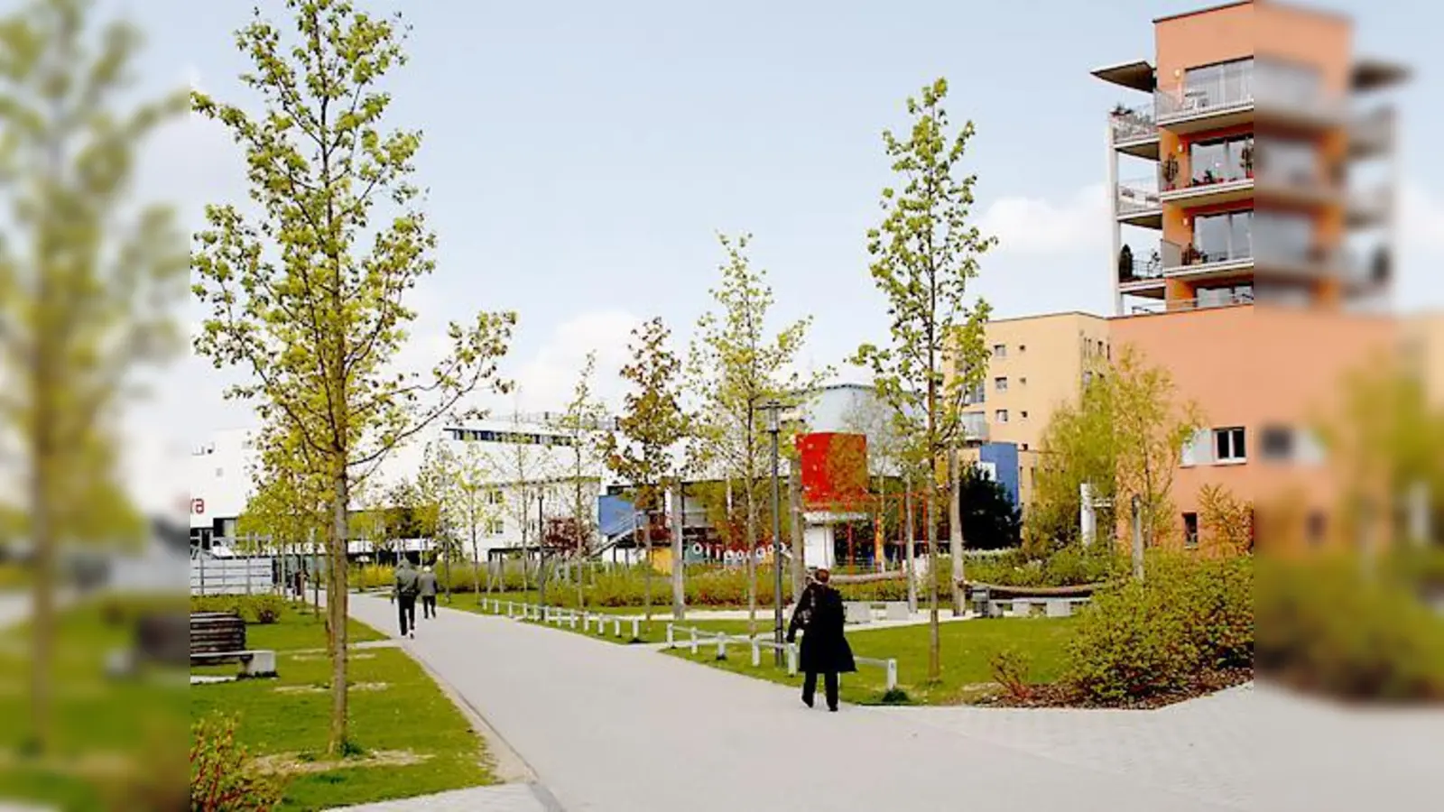 Die Diagonale in der Nordhaide gehört zu einem Grünzug. In solchen hat der Stadtrat Straßennamen- und Wegeschilder verboten.   (Foto: ws)