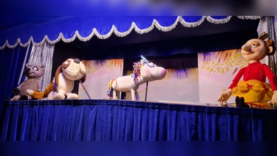 Das Neinhorn und seine Freunde entstammen dem Kinderbuch von Marc Uwe Kling und Astrid Henn. (Foto: Kinder-Theater)