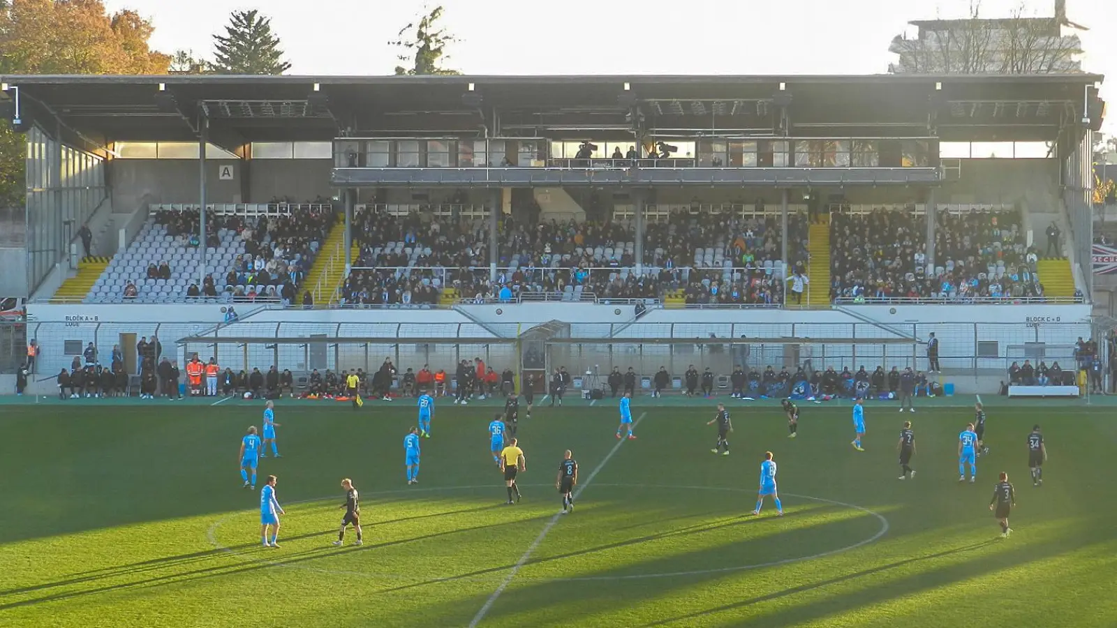 Ausgeschieden im Landespokal: Argirios Giannikis und der TSV 1860 München.  (Foto: M. Forster)