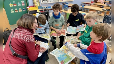 Wie wird eigentlich eine Zeitung gemacht? Für die Kinder der Grundschule Werdenfelsstraße gab es dazu einen Workshop. (Foto: Grundschule Werdenfelsstraße)