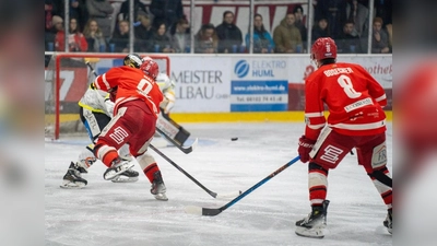 Das Angreifer-Duo Kelvin Walz (#9) und Marc Bosecker (#8), das immer besser in Schwung kommt. (Foto: smg)