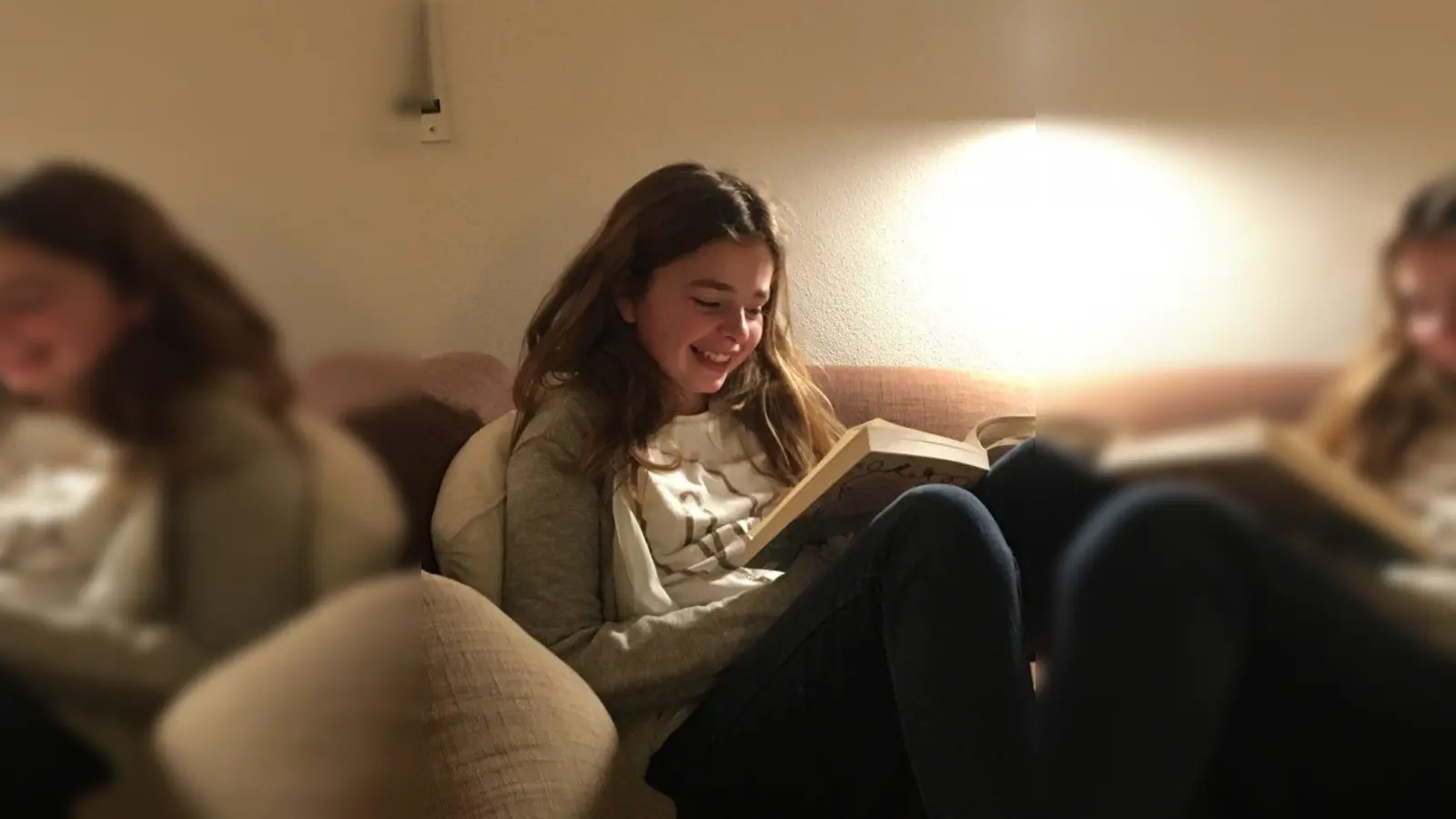 Helene Heidler ist eine leidenschaftliche Leserin. So kam es nicht von ungefähr, dass die junge Lochhauserin beim Vorlesewettbewerb gewann. (Foto: Heidler)