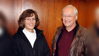 BIBAB-96-Sprecher Marion Kutscher mit Jürgen Weckerle. (Foto: job)