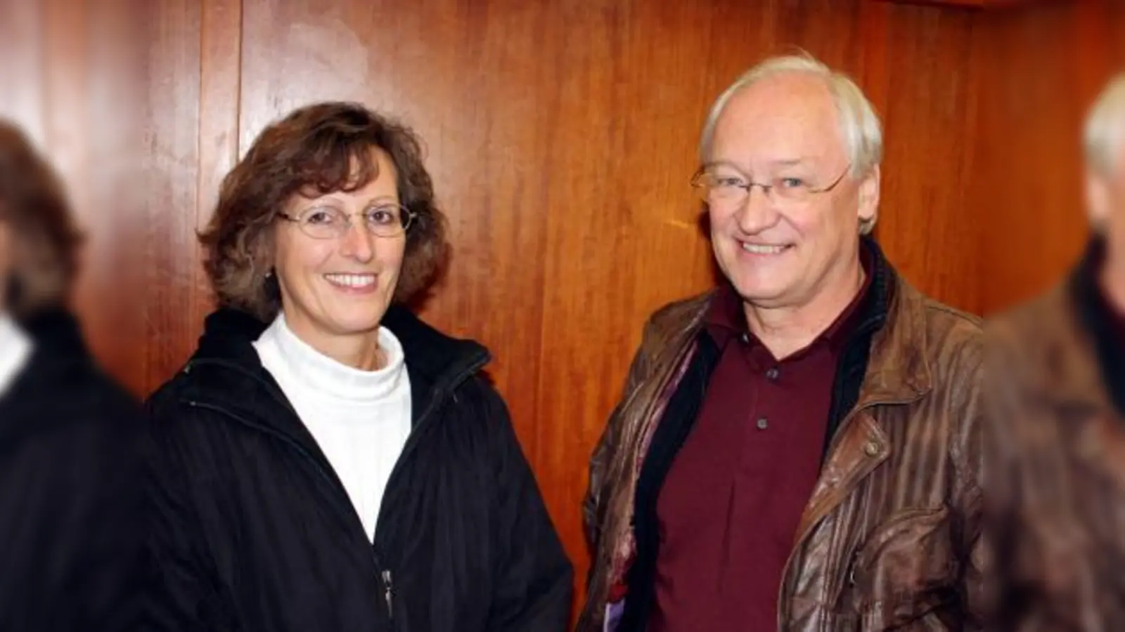 BIBAB-96-Sprecher Marion Kutscher mit Jürgen Weckerle. (Foto: job)