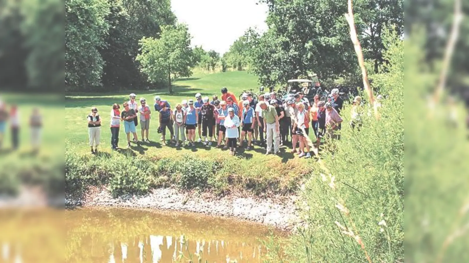 Knapp 150 Hektar umfasst die Golfanlage in Eichenried, die auch eine große Artenvielfalt vorweisen kann.          (Foto: ADFC)