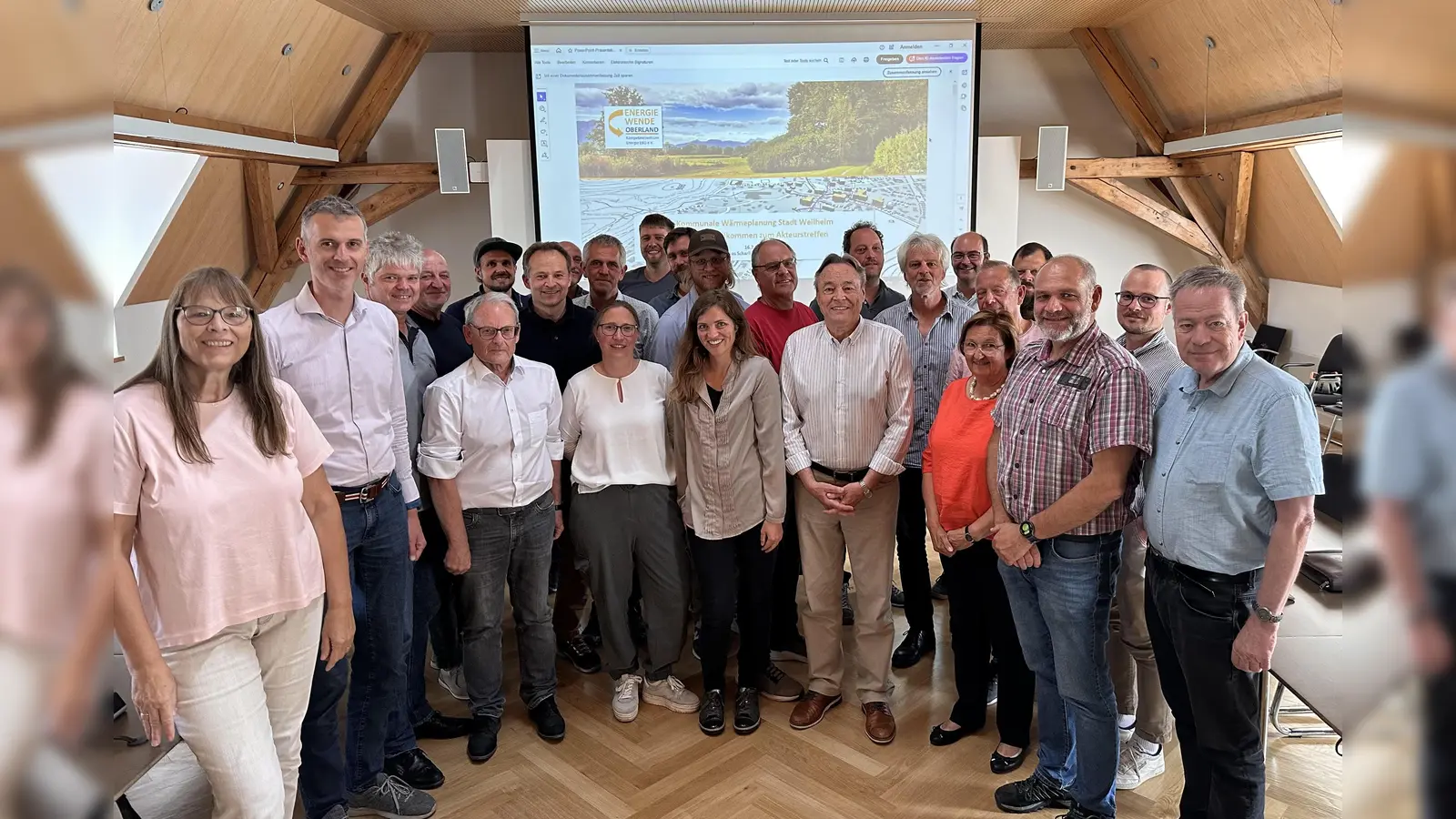 Teilnehmende des Akteursworkshops „Kommunale Wärmeplanung“ haben sich mit der Zukunft der Wärmeversorgung befasst. (Foto: Ludwig Hagelstein, EWO EKO e.V.)