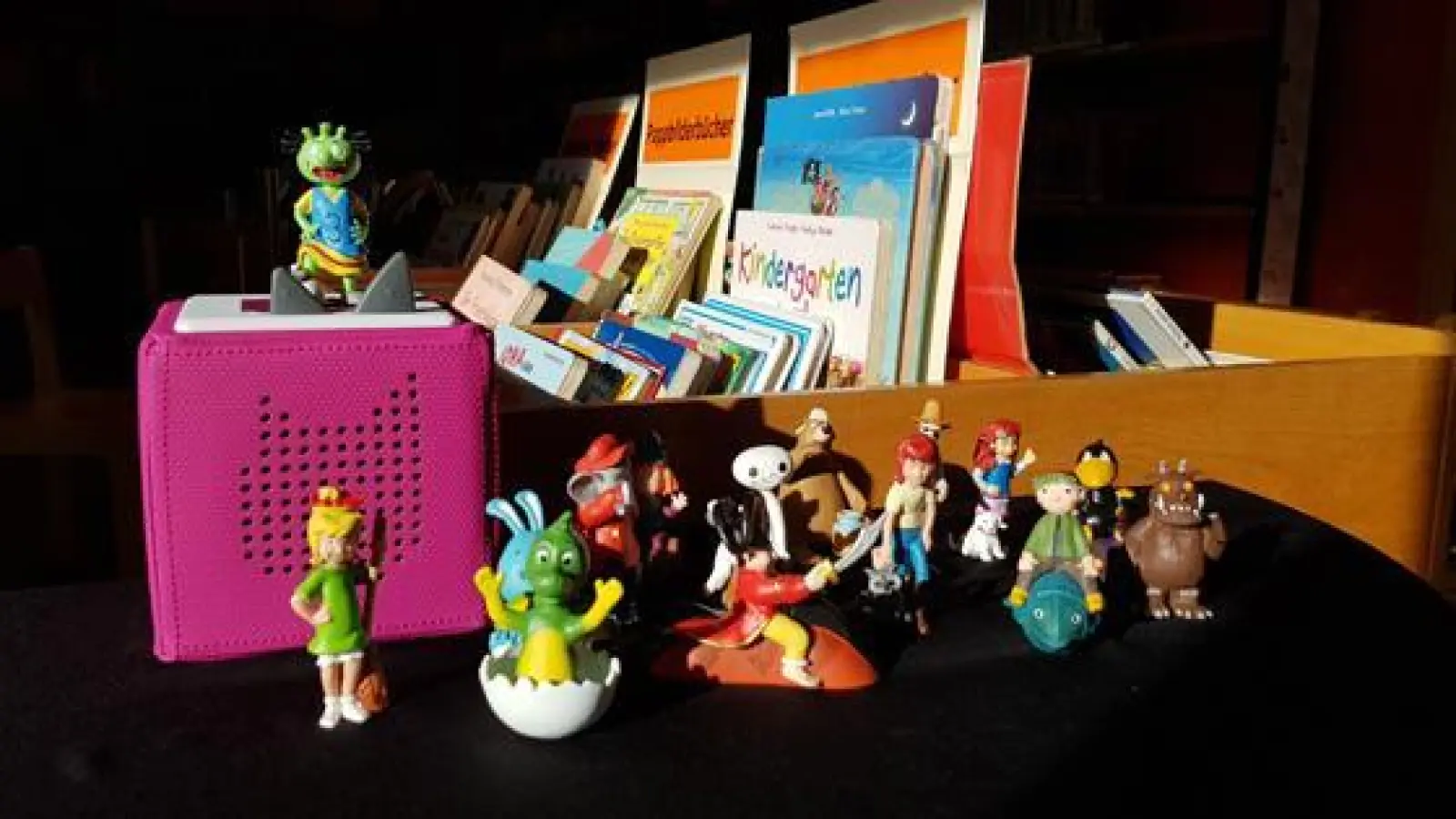 Die Tonies können ab sofort in der Gemeindebücherei Haar ausgeliehen werden.  (Foto: Gemeinde Haar)