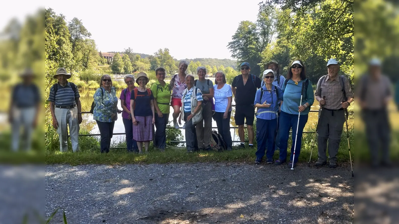 Ihre dritte Inklusionswanderung führten die Würmtaler Naturfreunde an den Egglburger See. (Foto: Roman Brugger)