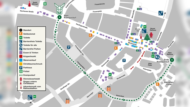 Das ist die Strecke des Krampuslaufs. (Foto: LHM)