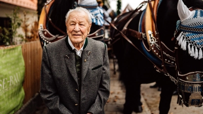 Rudolf Böck kommt in dem Film über ihn von Ernst Sangl selbst noch zu Wort. Er starb Ende Juni 2025 im stolzen Alter von 106 Jahren. (Foto: Geschichtsverein Moosach)