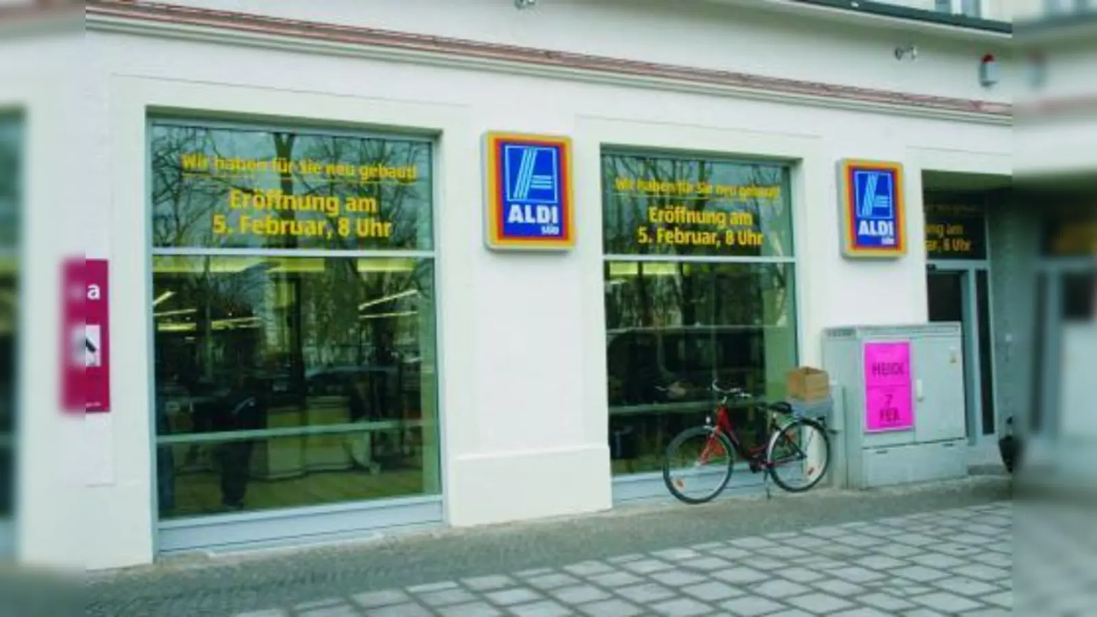 Am Donnerstag, 5. Februar, öffnet ALDI seine Filiale am Orleansplatz 2 für die Kunden. (Foto: ls)