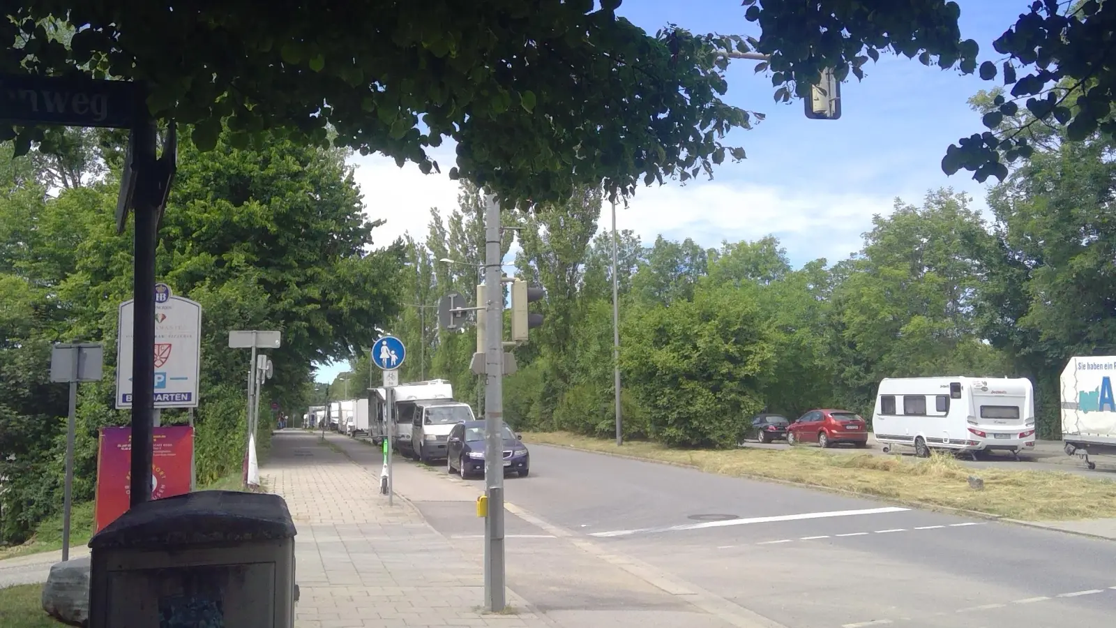 Die Tram fährt künftig durch die Johanneskirchner Straße. Am Ringofenweg entsteht eine Haltestelle. (Archivbild: bas)