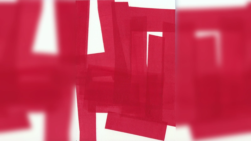 Monika Huber, o.T., 2006, Druckfarbe auf Papier, 21×15 cm. (Foto: VG Bild-Kunst)