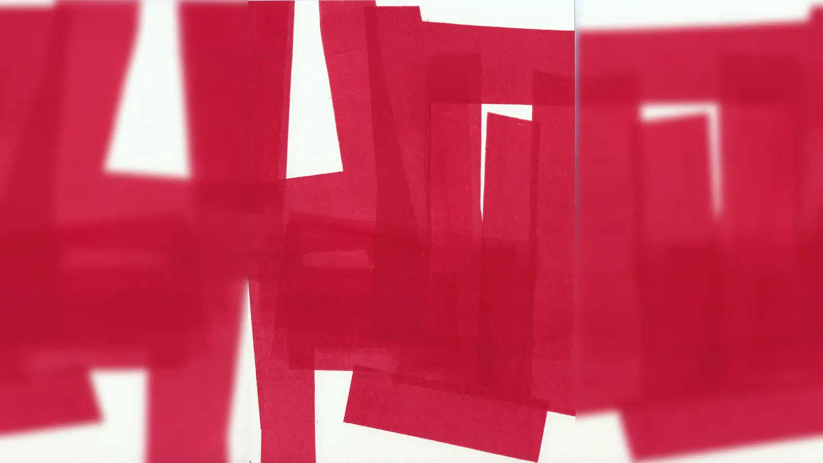 Monika Huber, o.T., 2006, Druckfarbe auf Papier, 21×15 cm. (Foto: VG Bild-Kunst)