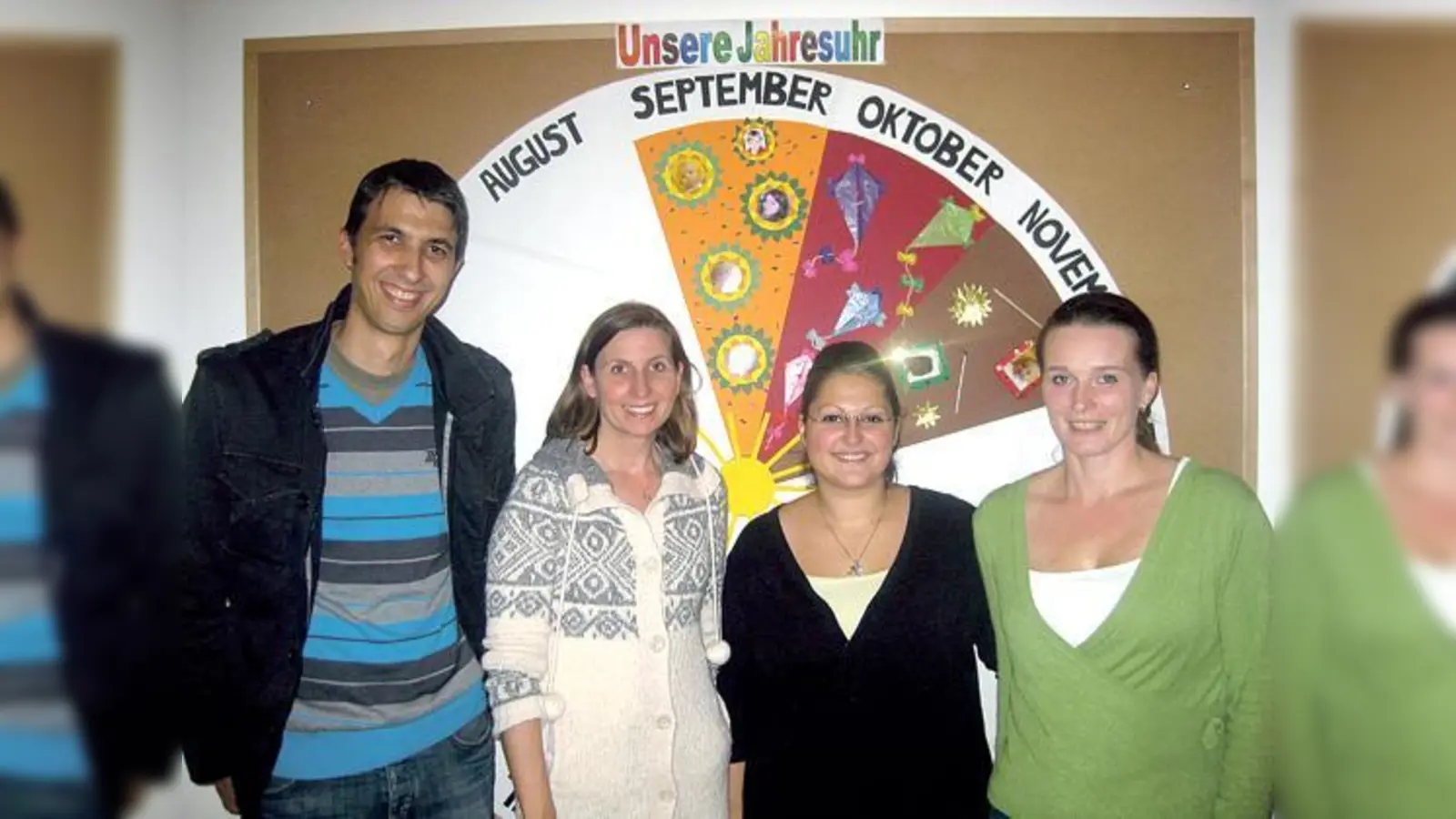 Der erste  (Foto: Olivier Barondeau, Karin Janhsen, Emenda Kessler, Sibylle Stingl (v.l.). 	BRK)