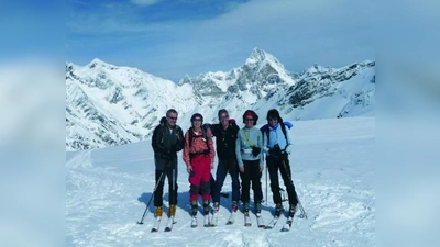 Die Tourengruppe des TSV Eintracht Karlsfeld. (Foto: pi)