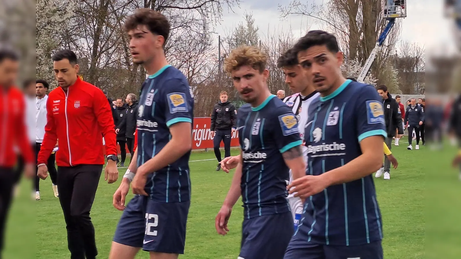 Einsatz im Testspiel: Löwen-Reservisten. (Foto: M. Forster)