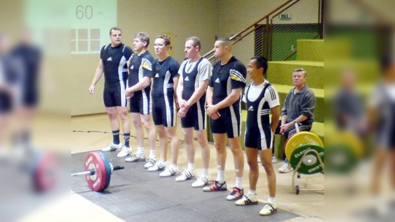 Starke Männer: die Forstenrieder Heber.