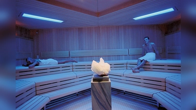 In den Saunen herrscht an den Feiertagen gemischter Betrieb.  (Foto: Kerstin Groh)