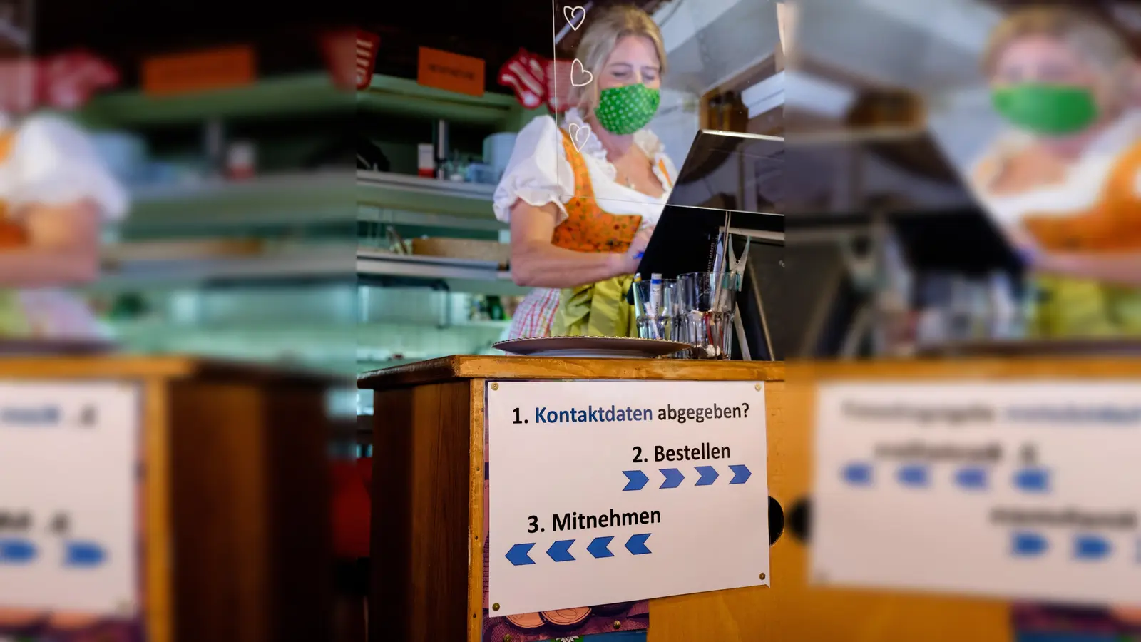 Die Corona-Auflagen stellten die Hüttenpächter - wie hier auf der Priener Hütte - vor große Herausforderungen.  (Foto: Hauke Bendt/DAV)