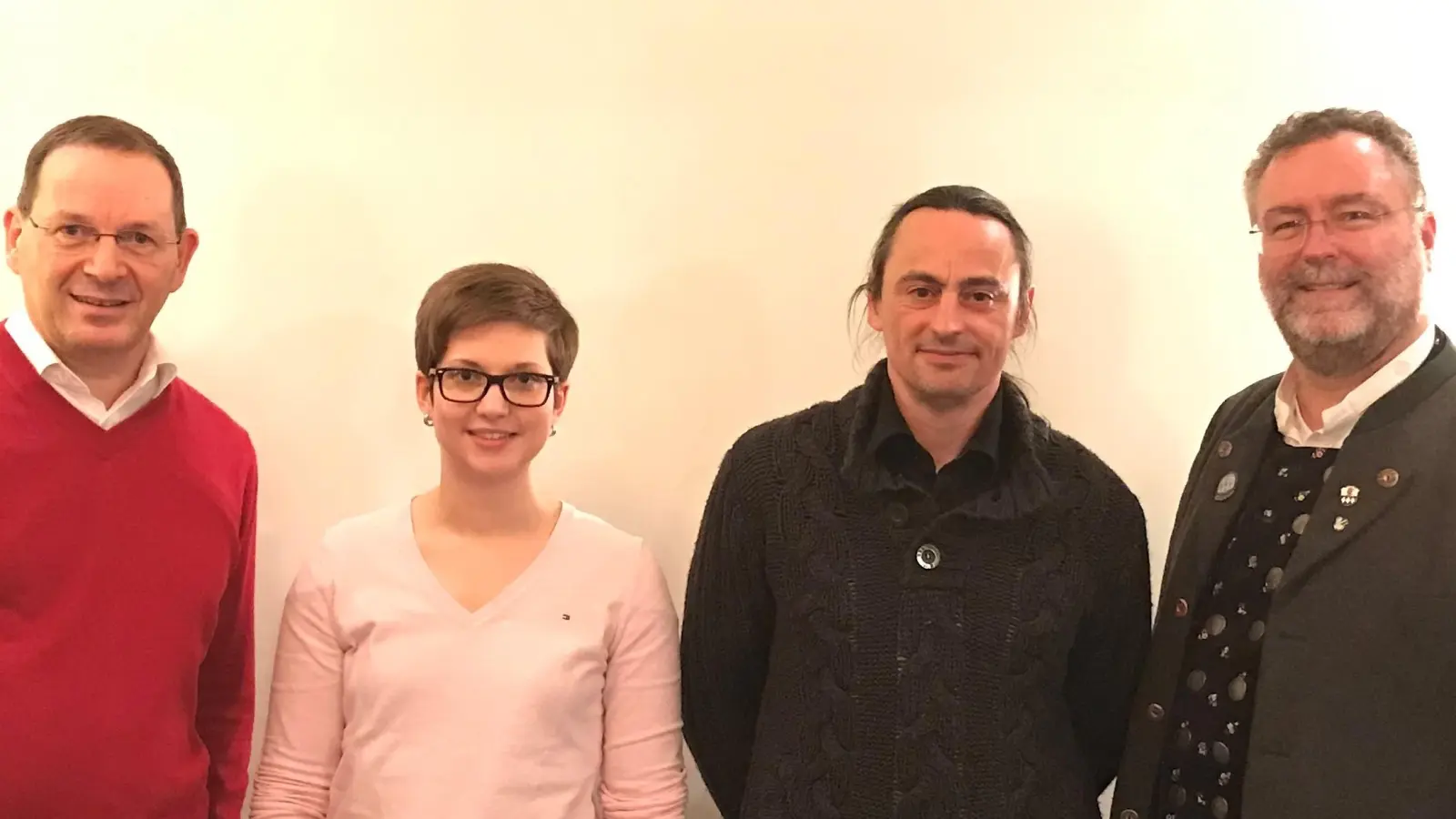 Der Vorstand des Ismaninger Sanitätsdienst Unterstützungsverein: Von links: Fried Saacke, Anja Brunner, Martin Waas und Präsident, Erster Bürgermeister Alexander Greulich. (Foto: Ismaninger Sanitätsdienst Unterstützungsverein)