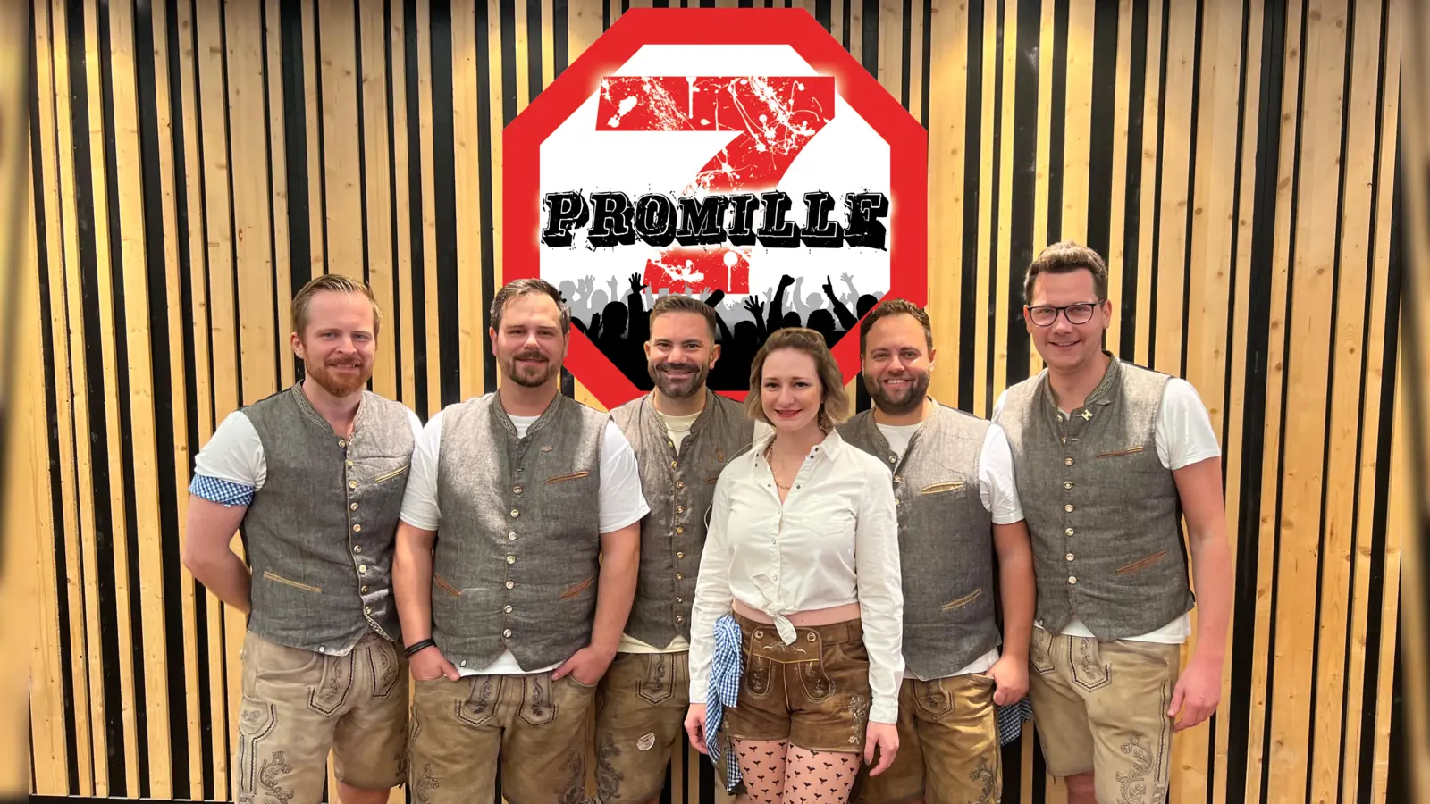 Die Partyband 7 Promille freut sich darauf, den Unterhachinger Festgästen ordentlich einzuheizen. (Foto: 7Promille)