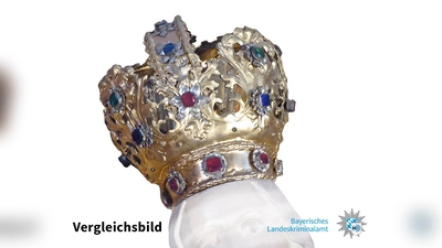 Eine 300 Jahre alte Marienkrone wurde gestohlen.  (Foto: LKA Bayern)