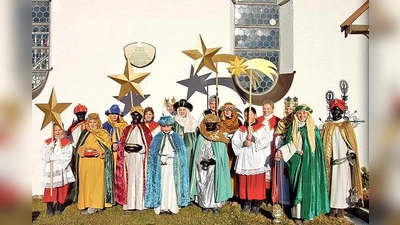 Die Ottendichl/Salmdorfer Sternsinger zogen fleißig durch die Straßen. 	 (Foto: privat)