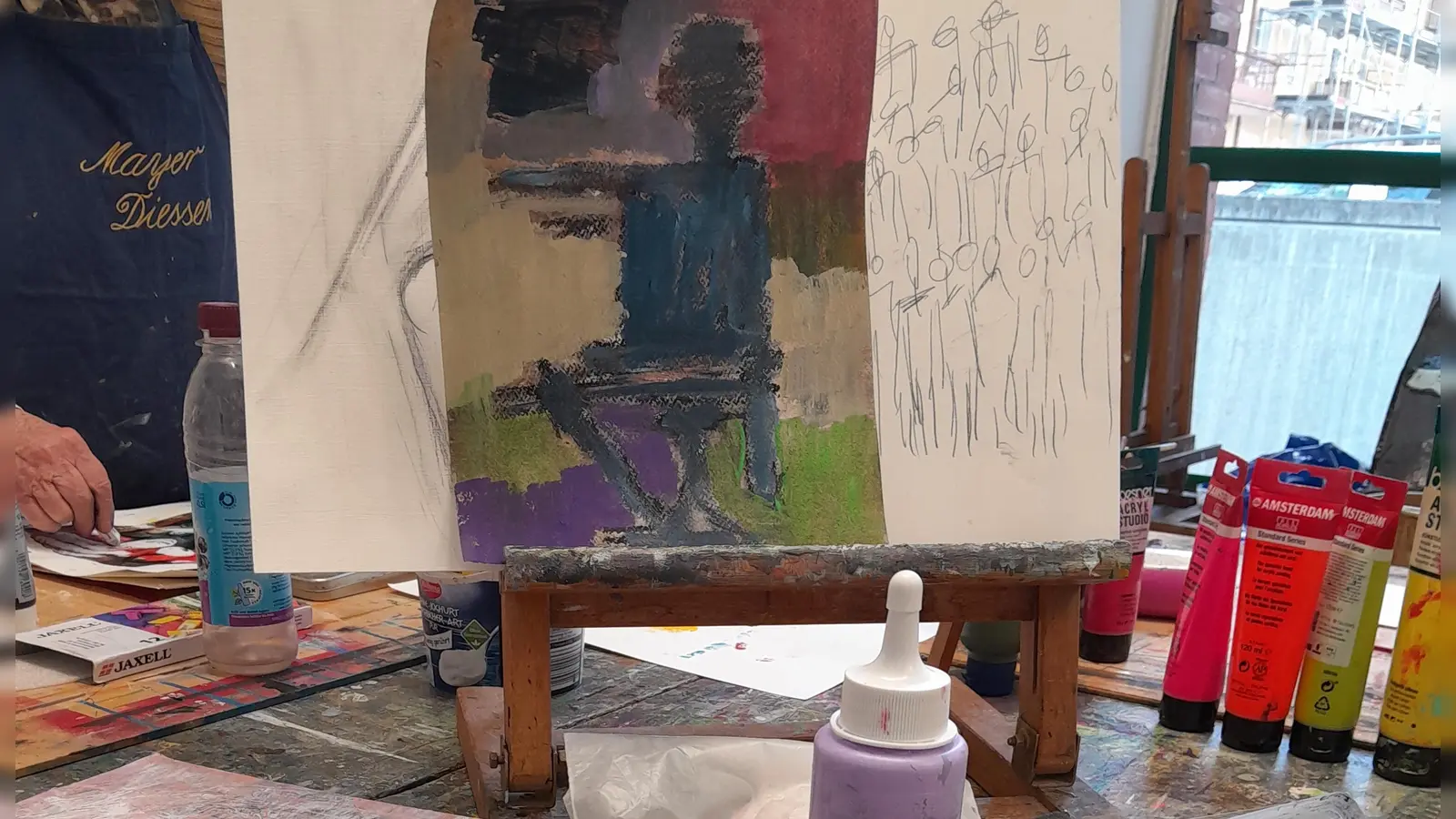 Zeichnen, malen, töpfern – die Kurse des Münchner Bildungswerks bieten viel Raum für Kreativität und Fantasie. Sie richten sich gleichermaßen an Anfänger und Fortgeschrittene. (Foto: Münchner Bildungswerk, Gerhard Marquard)