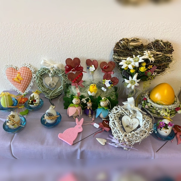 Die Kreativgruppe lädt von 24. bis 28. März zur Osterausstellung ein. (Foto: Sozialdienst Germering e.V.)