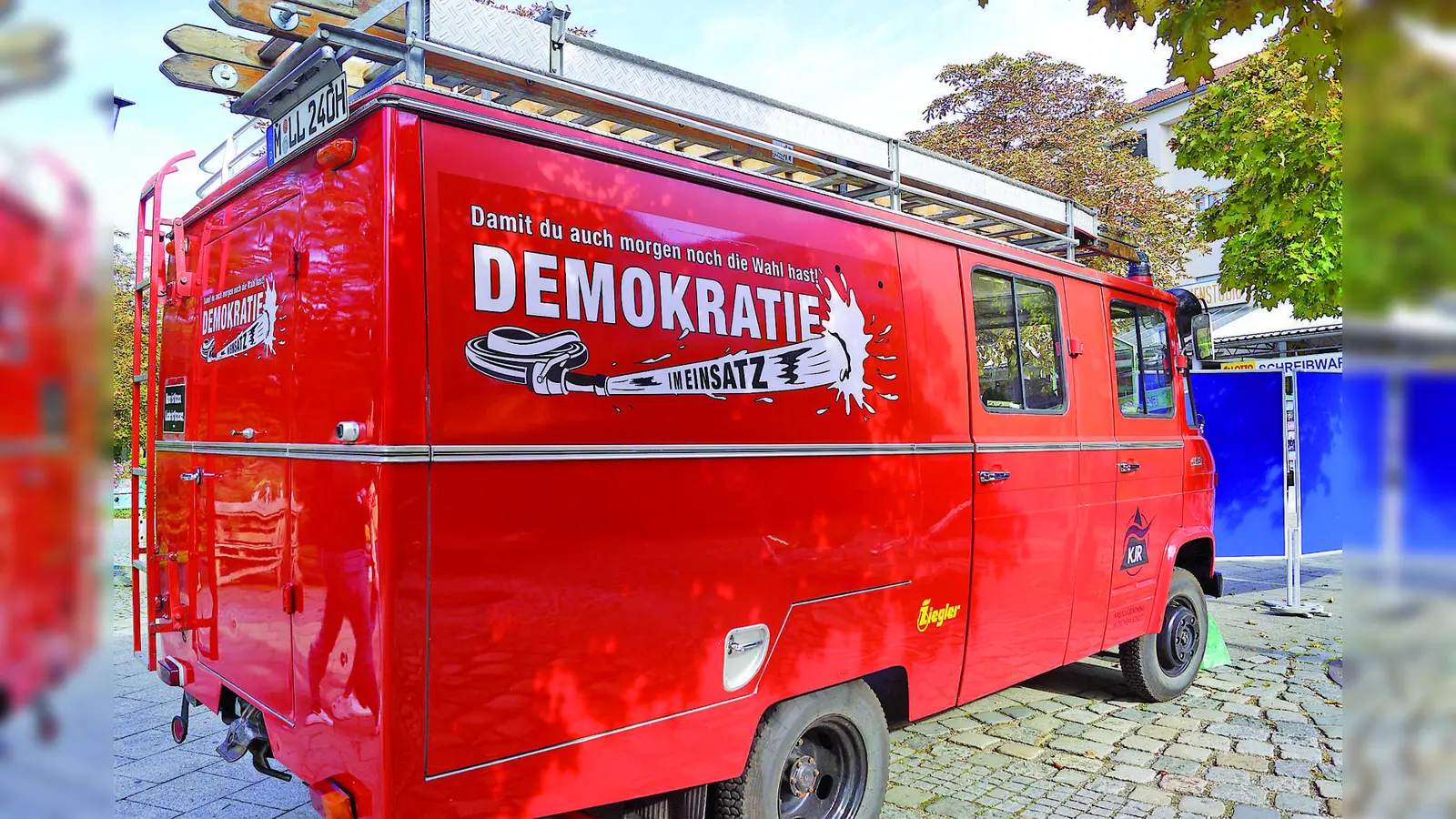 Im September kommt das Demokratiemobil „Demokratie im Einsatz” nach Sendling. (Foto: KJR)