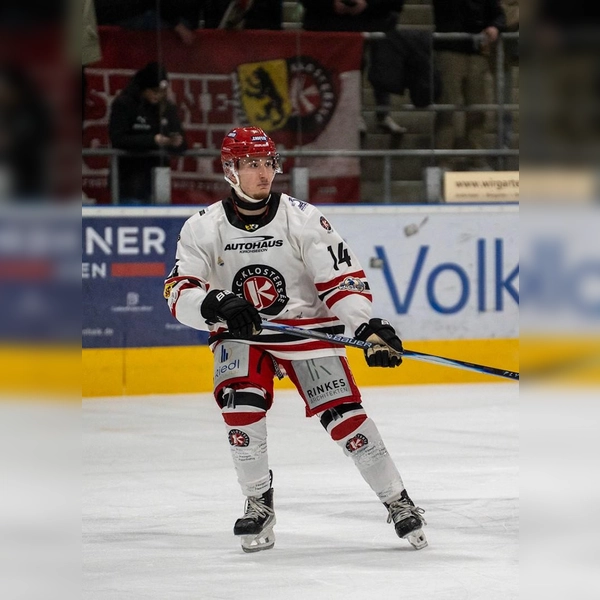 Wichtiger Spieler im Grafinger Team: Stürmer Björn Salhi, der per Förderlizenz von den Erding Gladiators gekommen war. (Foto: smg)