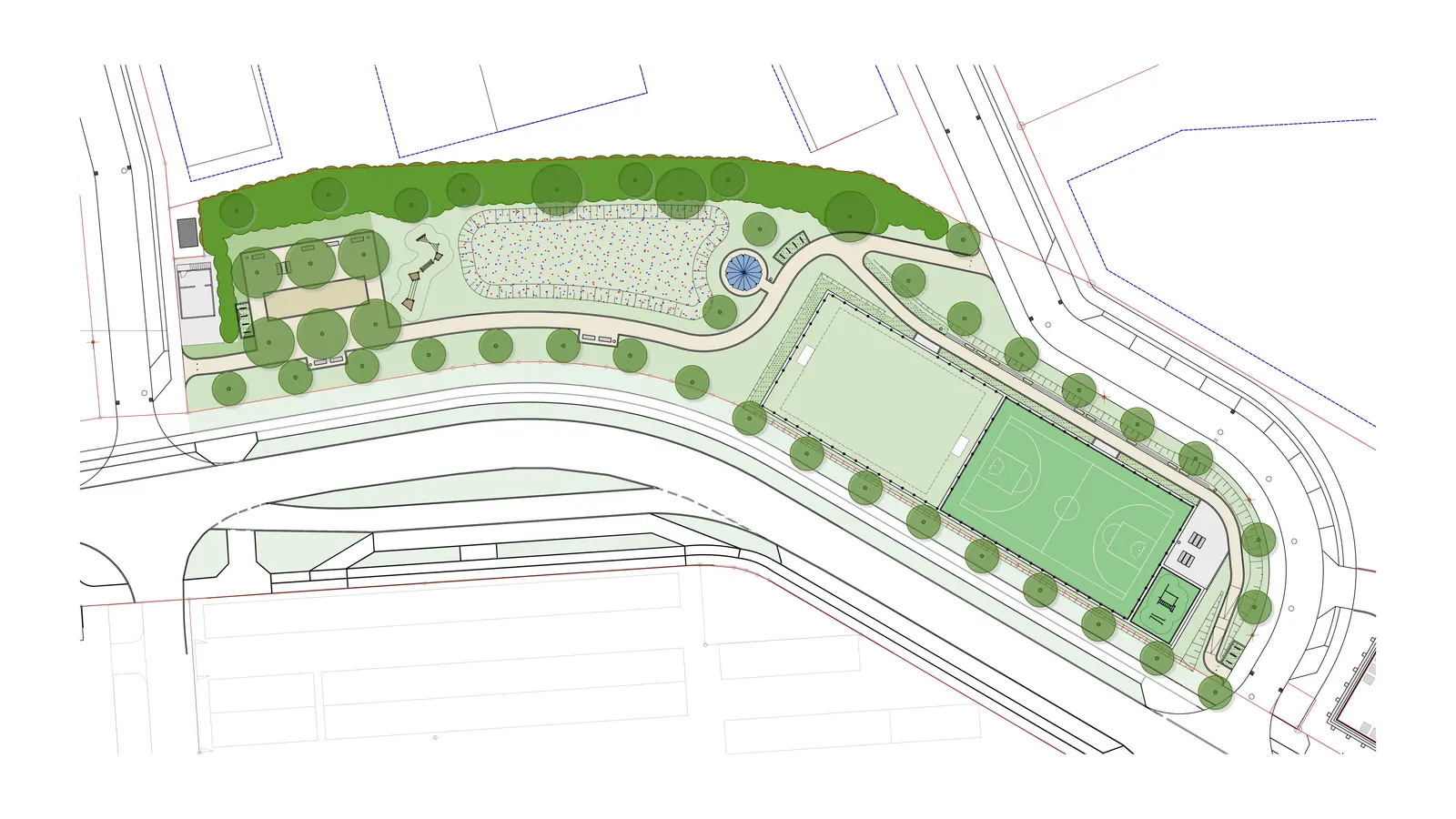 Am Ende soll das neue Areal so aussehen, wenn es fertig gestellt ist.  (Foto: Thomas Schächtel)