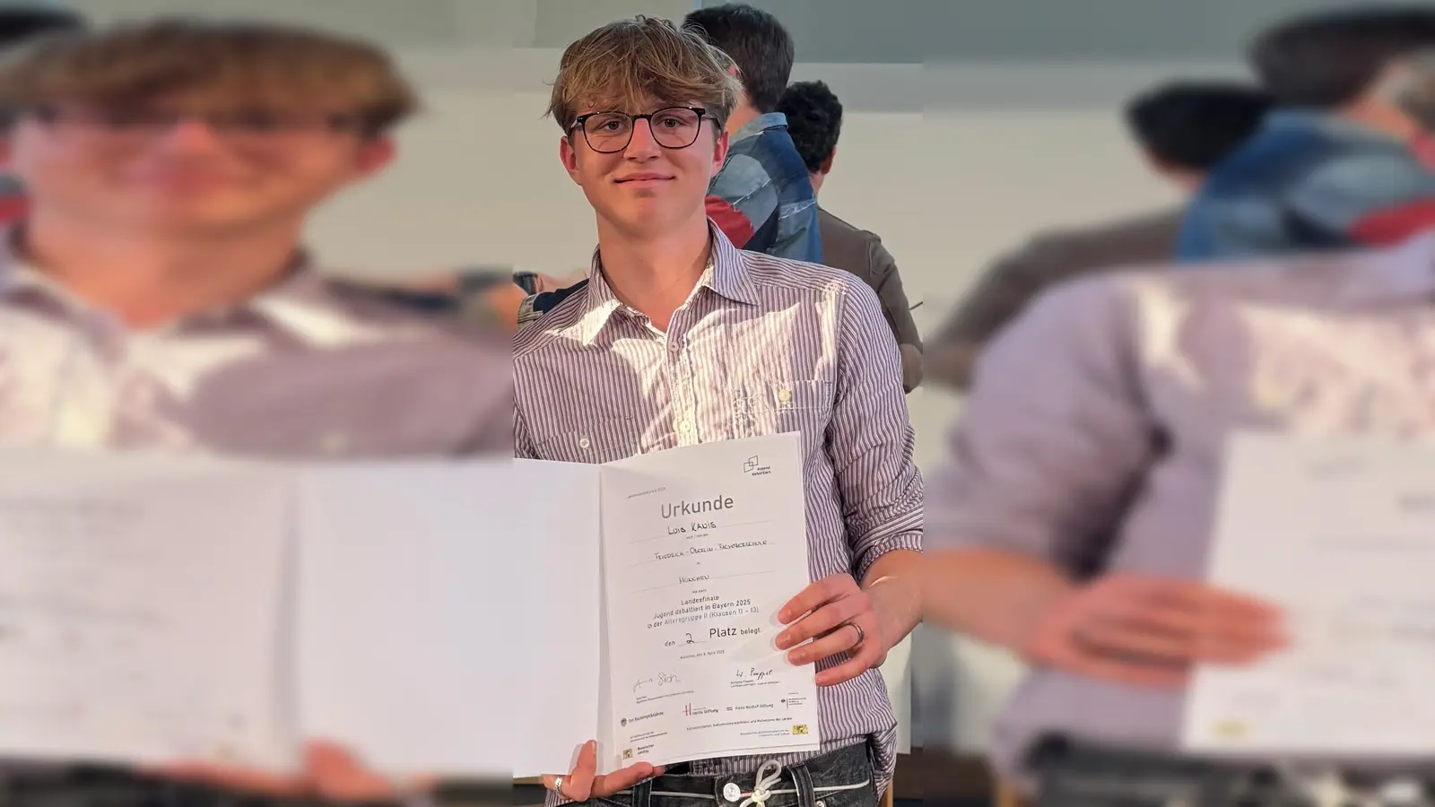 Platz zwei für Luis Kanis aus der 12. Jahrgangsstufe der Evangelische Friedrich-Oberlin-Fachoberschule.  (Foto: privat)