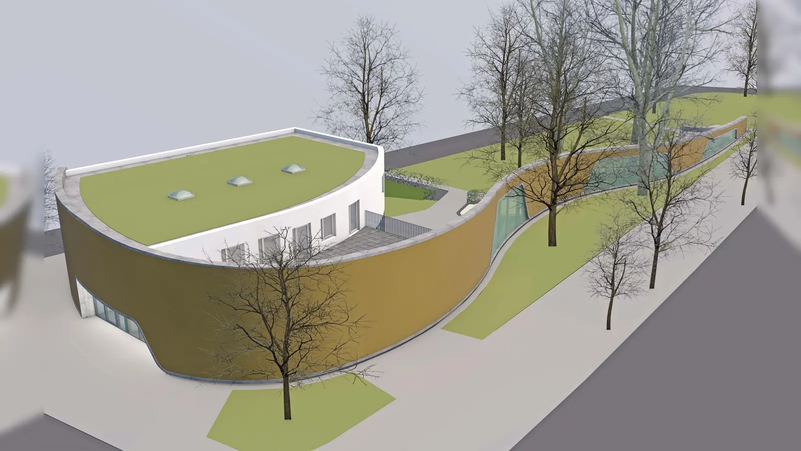 Direkt an der Chiemgaustraße eröffnet in einem neuen Gebäude mit einer Lärmschutzwand zum Ring der Nachbarschaftstreff Giesing. (Foto: Nachbarschaftstreff Giesing)