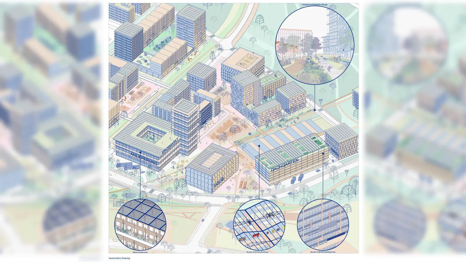 Visualisierung des Siegerentwurfs „METROpolis” (Foto: Grafik Studio FGGH)