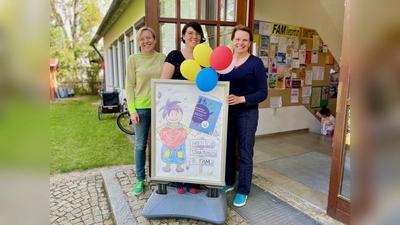 Das Familienzentrum Allach startet in einen ereignisreichen Mai: v.l. Birgit Herwig, Manuela Nachtigall und Tina Flammensböck. (Foto: bb)