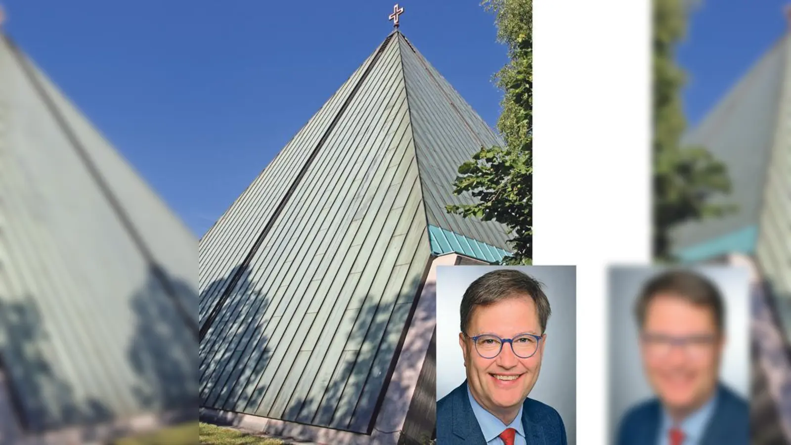 Pfarrer Uli Leser-von Kietzell (kleines Bild) aus der Kapernaumkirche am Lerchenauer See schreibt die Weihnachtsbotschaft für die Leser der Münchner Nord-Rundschau.	 (Fotos: privat)