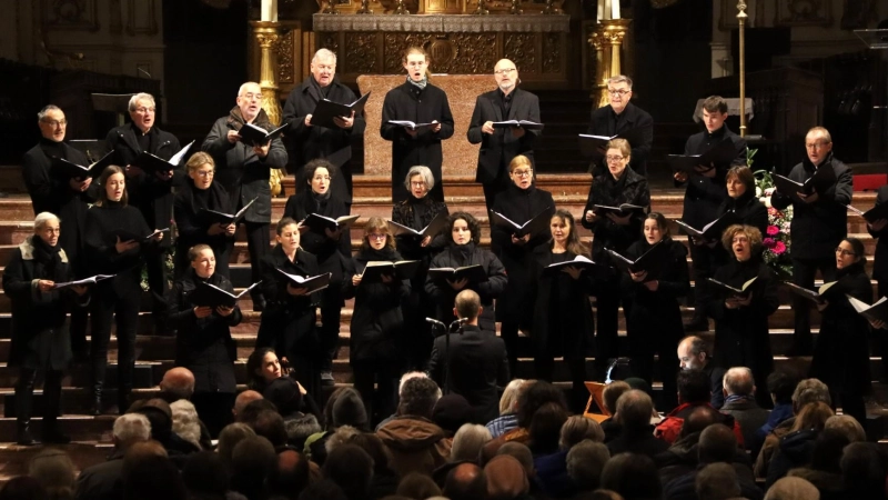 Das 30-köpfige Heinrich-Schütz-Ensemble präsentiert Werke von der Renaissance bis zur Gegenwart. (Foto: Renovabis)