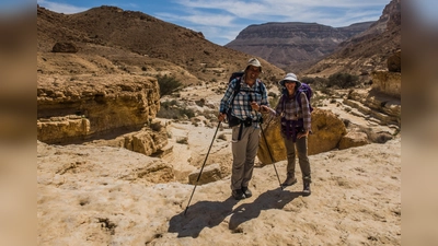 Paula Zimerman-Targownik und Daniel Targownik berichten von ihrer Reise auf dem Israel National Trail, (Foto: Daniel Targownik)