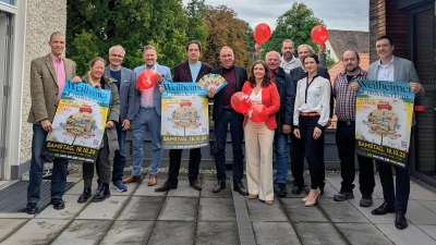 Beim Pressetermin am 6. Oktober präsentierte die Stadt gemeinsam mit ihrem Partnern, dem Standortförderungsverein und den Sponsoren das Programm der zweiten Auflage. (Foto: Stadt Weilheim)