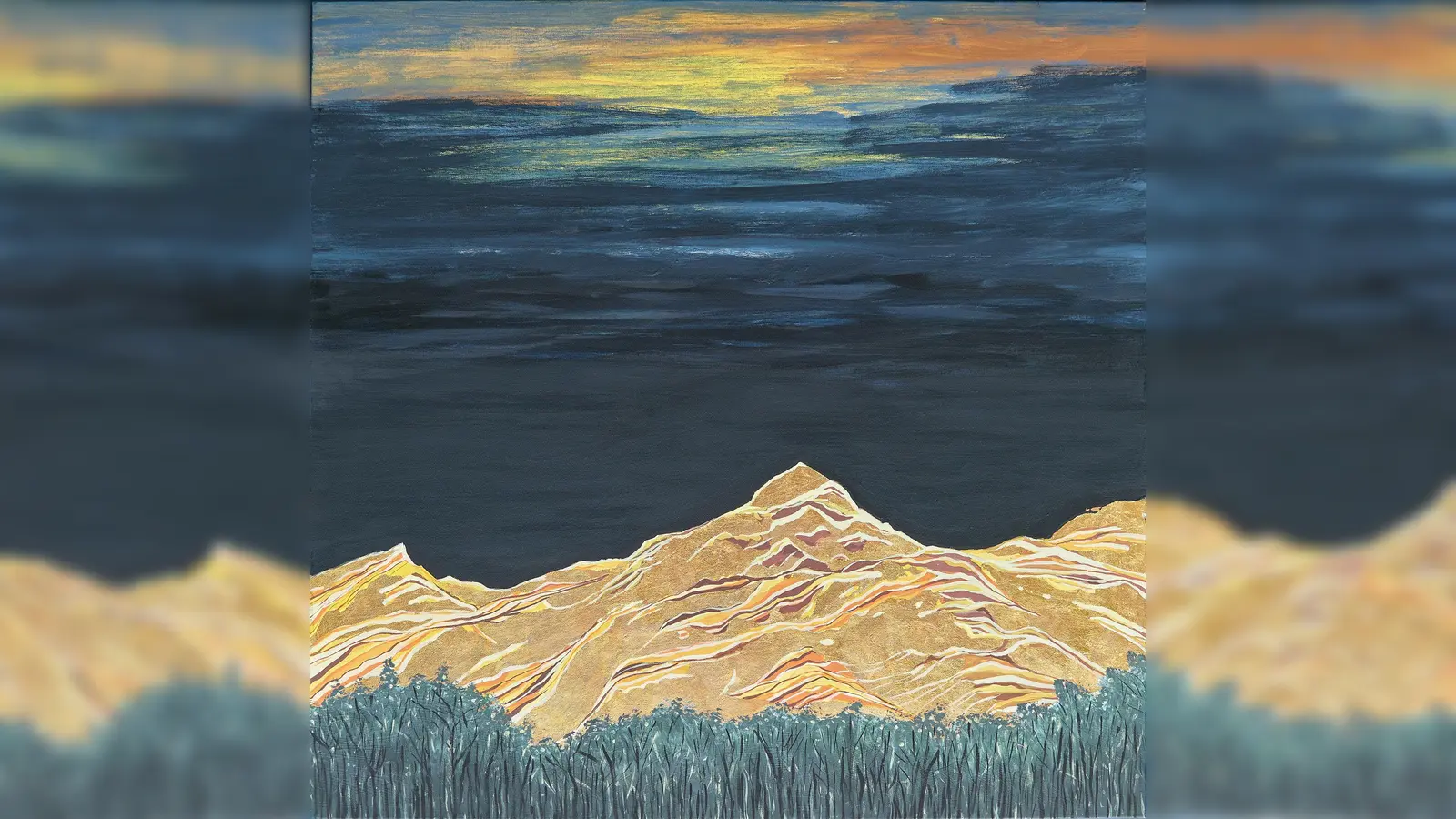 „Goldrausch” lautet der Titel dieses Werks von Maria Detloff, das in der Ausstellung zu sehen sein wird. (Foto: Detloff)