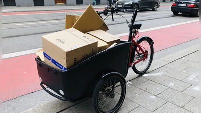 Lastenrad statt Automobil - wer es ausprobieren will, kann sich während der Stadtradelaktion kostenlos ein Lastenrad ausleihen.  (Foto: hw)