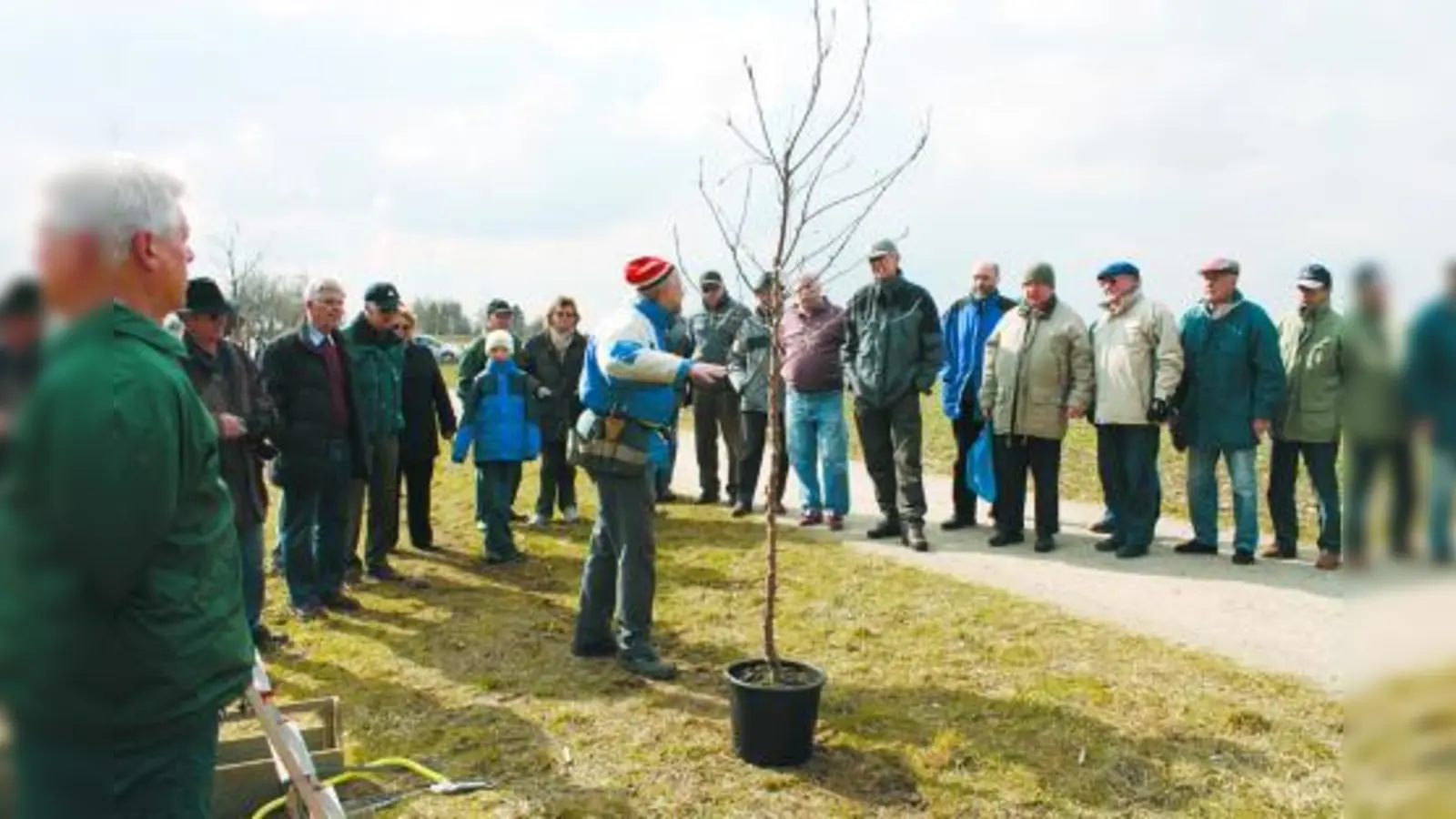 Beim Kurs des Gartenbauvereins Allach-Untermenzing gab es nützliche Tipps rund um Obstbaumschnitt und -veredelung. (Foto: Bettina Pohl)