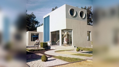 Tatis Film „Mein Onkel” von 1958 schildert die Konfrontation des Menschen mit radikalen Veränderungen in seinem Zuhause.. (Foto: © StudioCanal)