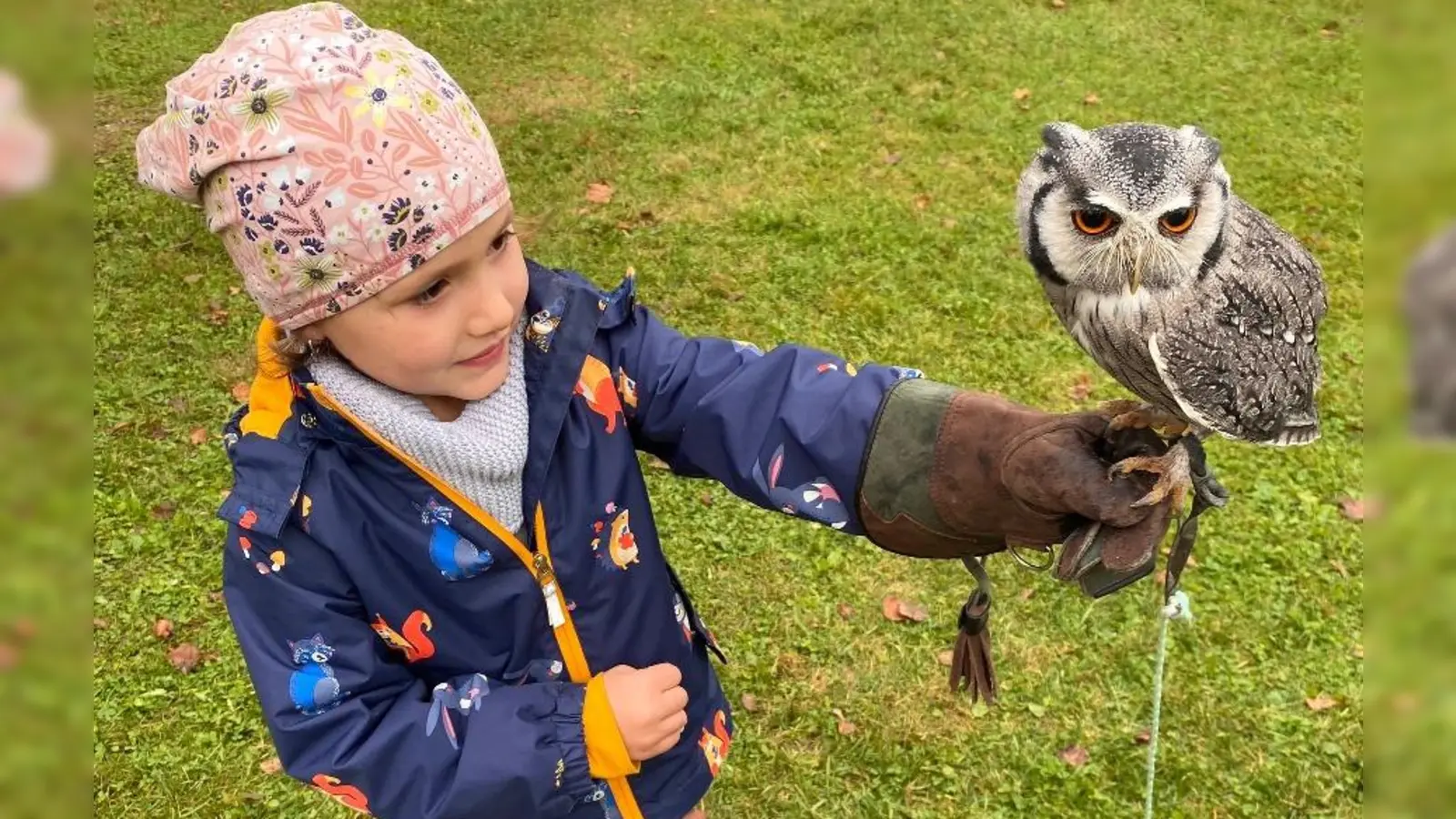 Eule Franzi verzauberte die kleinen und großen Gäste. (Foto: Kita St. Maria)