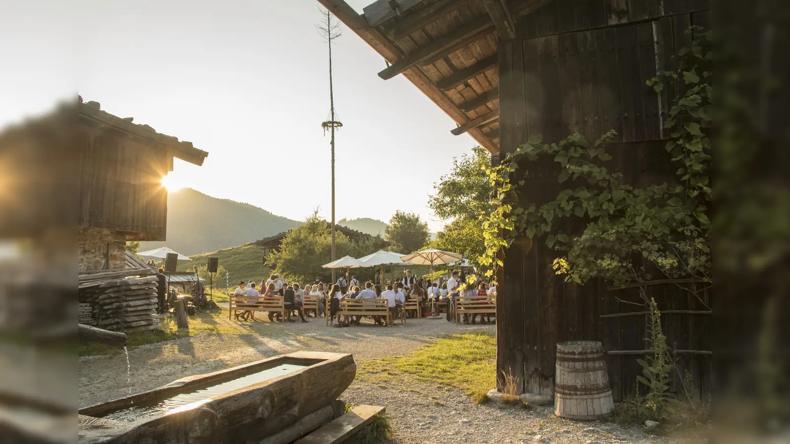 Nach dem Rennen entspannt den Tag im Biergarten ausklinen lassen. (Foto: Markus Wasmeier)