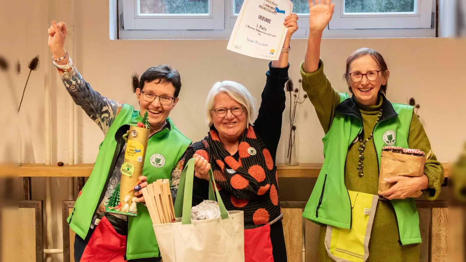 Müllchampion 2025 war das Team Moosach mit der Cleanup-Initiative „Mach Ma Moosach Sauber”. (Foto: Sabrina Tuerschmann)